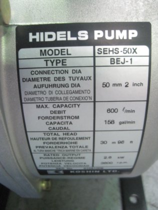 本田 2″ 水泵 P7034