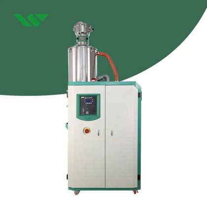 中国制造温水牌 3 合 1 双桶蜂窝流道式工业塑料热风干燥机料斗干燥机