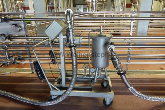 ビールの計量ステーション