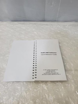 KEITHLEY MODEL 2000 MULTIMETER QUICK