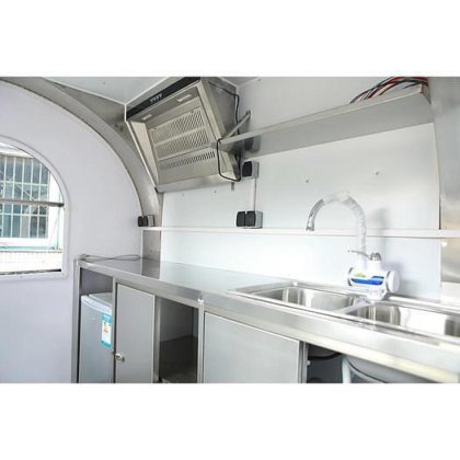 定制移动汉堡咖啡热狗食品车出售