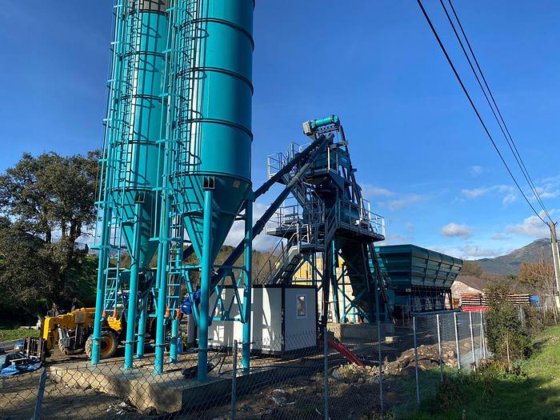 60立方米紧凑型混凝土搅拌站