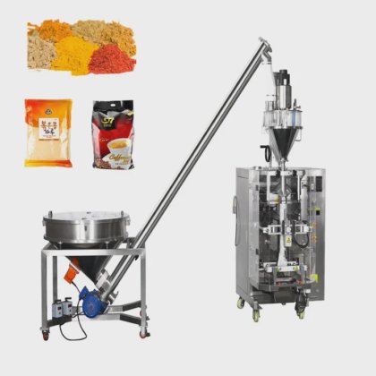 自动螺旋填充粉末包装机 香料螺旋填充和称重机