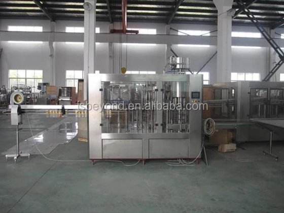 高速全自动茶奶果汁清洗灌装旋盖包装机