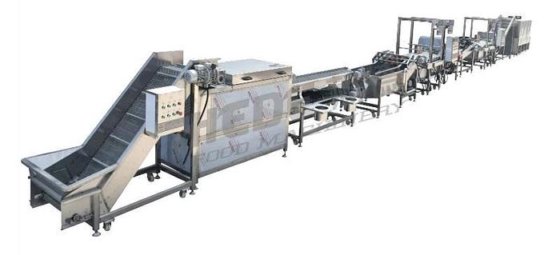 工业冷冻薯条生产线 自动薯片生产线