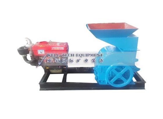 锤磨式岩石破碎机适用于金矿石