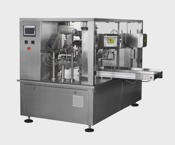 全自动多伊包粉末包装灌装机旋转小袋包装系统