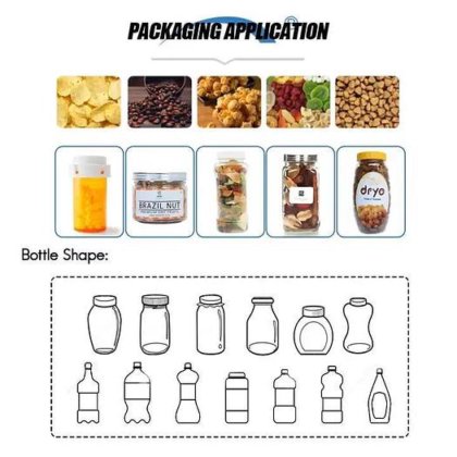 全自动腰果罐称重灌装包装机 糖果坚果豆子瓶灌装机