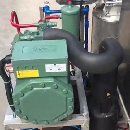 海水液体1吨/天冰浆机流体流化冰雪花冰机适用于渔业/超市