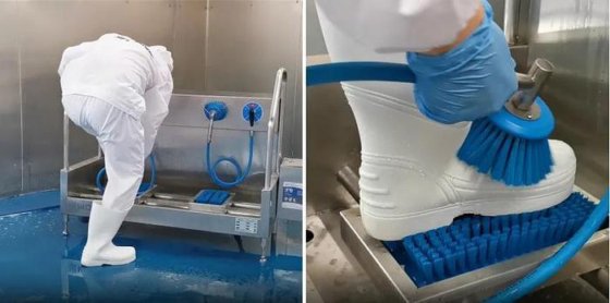 畜牧设备 手动洗靴机 养羊场设备 其他农业机械和设备