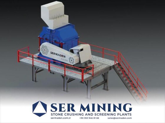 建設およびリサイクル用の信頼性の高い三次衝撃破砕機