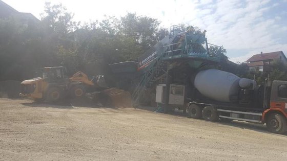 移動式コンクリートバッチングプラント