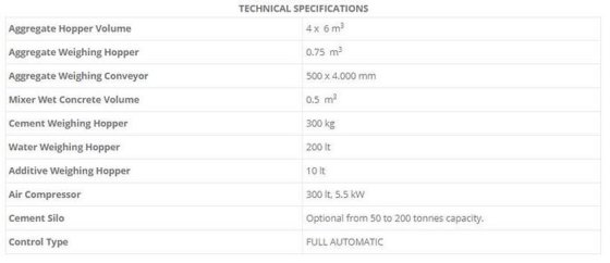 定置式コンクリートプラント