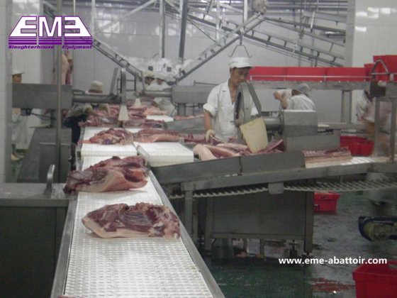 用于切割牛肉、羊肉和猪肉的自动传送带 无需安装，使用方便