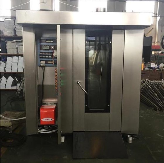 工厂 32 盘工业圆形/法式面包/蛋糕/面包/披萨烘焙机烤箱烘焙设备批发价格工业电动/燃气/柴油烤箱