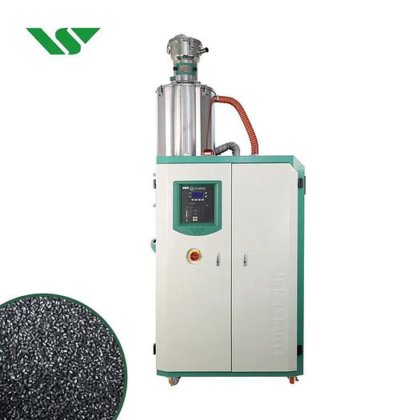 中国制造温水牌 3 合 1 双桶蜂窝流道式工业塑料热风干燥机料斗干燥机