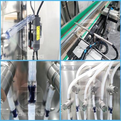 液体灌装机 自动水灌装线 瓶子灌装旋盖机 墨粉分配器设备 油精灌装机