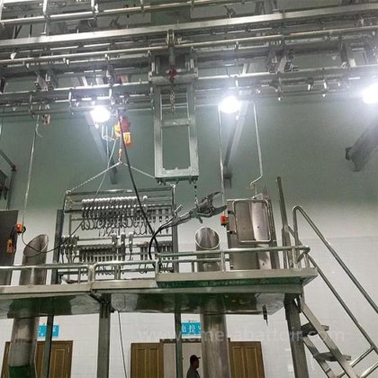 屠宰钩 牛牲畜屠宰设备 牛屠宰场生产线的放血镣屠宰设备