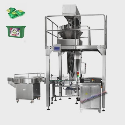 定制尺寸的不锈钢碳钢工作平台，用于支撑多头计量包装机