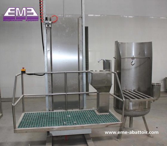 交钥匙屠宰场解决方案 牛羊屠宰场设备 用于清真牛屠宰场的洗头机