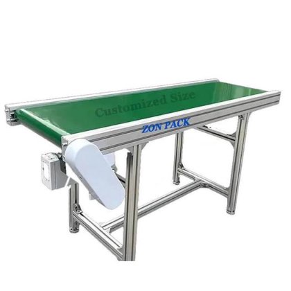 ポリ塩化ビニール PU の食品等級のコンベヤー ベルトのフルーツは食品工業の加工ラインのための運搬機械を分類します