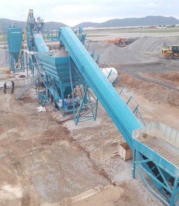 100 立方米/小时移动混凝土厂，2 年保修，CE 认证