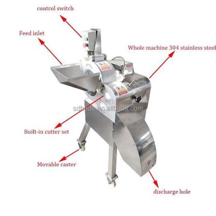 HEDE 新款胡萝卜土豆洋葱黄瓜茄子水果高速 3D 切丁机