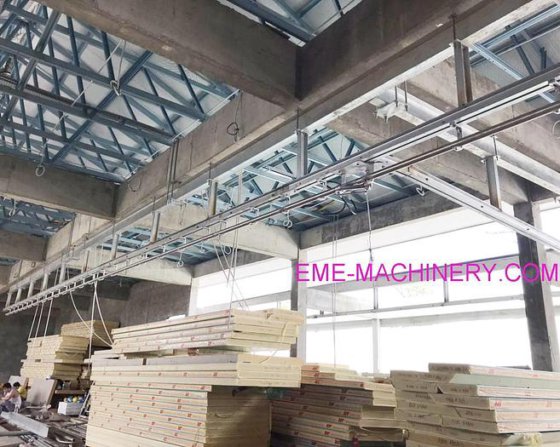 用于牛屠宰场设备的牛生产线屠宰胴体手动推动输送轨道