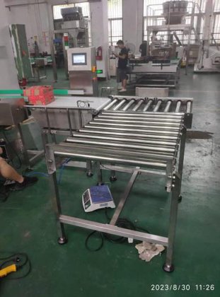 中国工厂装载带式输送机系统 不锈钢电动柔性辊筒输送机