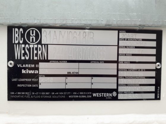 ABBI 1940L 燃料タンク – 牽引可能なクッパ