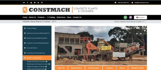 JC-1 移動式硬質石材破砕機