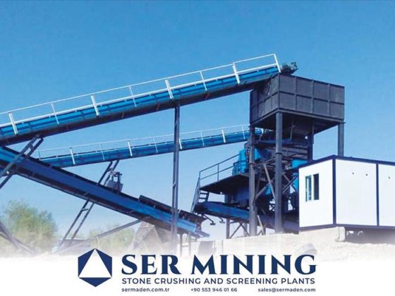 優れた材料処理のための固定式破砕・ふるい分け・砂洗浄プラント