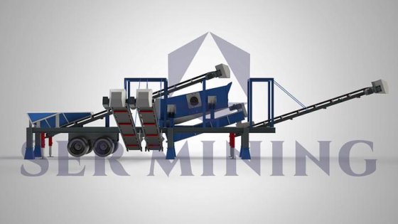 容量と投入サイズを調整できるポータブルスクリーンウォッシャー