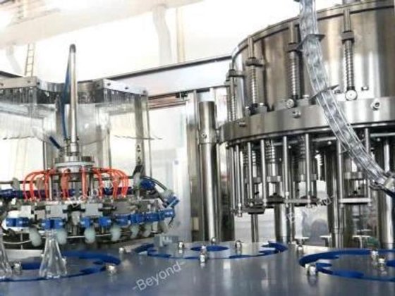 全自动玻璃瓶橙汁/饮料液/果汁灌装包装机