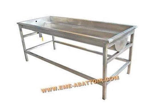 用于鸡肉加工机械的家禽胴体收集台屠宰场设备