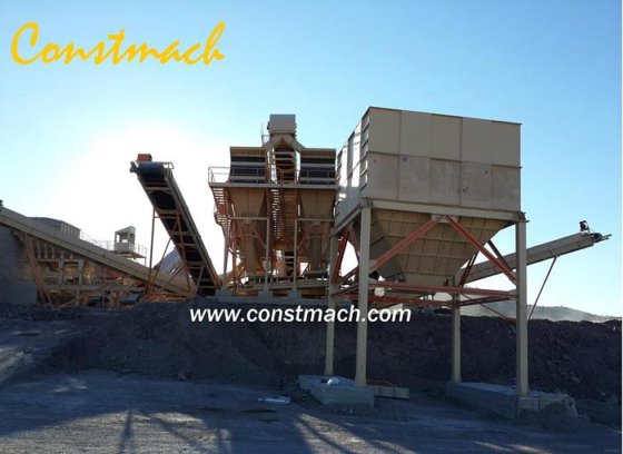 60~80tphの硬質石材用破砕プラント