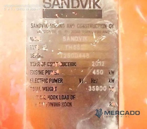 SANDVIK TH550