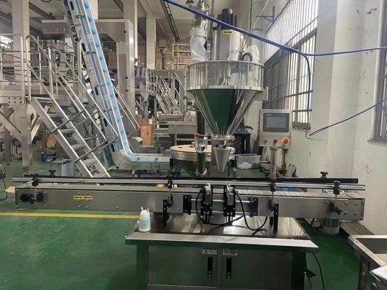 半自动小型化妆品粉末可可香料灌装机小袋螺旋粉末灌装机