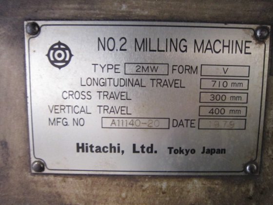 1979 日立精工 2MW-V 立磨
