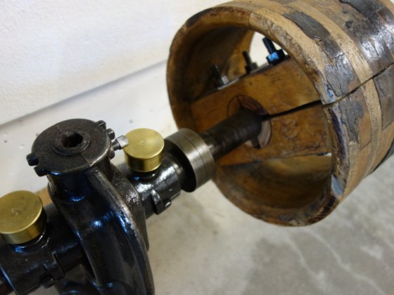 Transmissionswelle mit Antriebsrädern