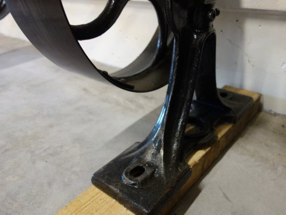 Transmissionswelle mit Antriebsrädern