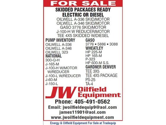 OILWELL Pumps - Pump Packages