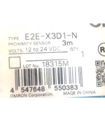 Näherungssensor OMRON E2E-X3D1-N 3M