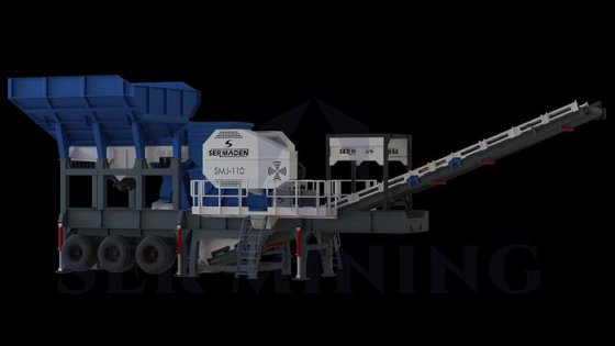 1段式モバイルジョークラッシャー：硬い石材の連続採石作業に最大容量