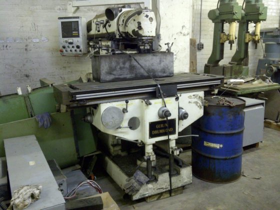 Vertical Milling Machine Huron Type All Angle Head Dro Guilin Drummond In Montreal Quebec Canada