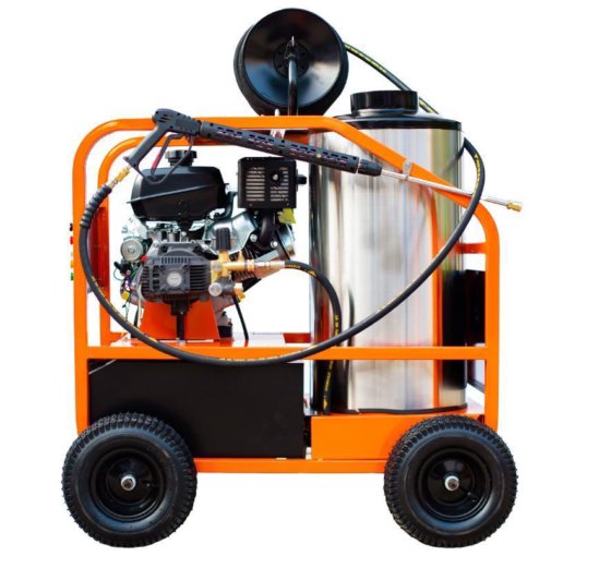 4000 PSI Hot Water Pressure Washer with 14 HP Kohler Engine and 100ft
