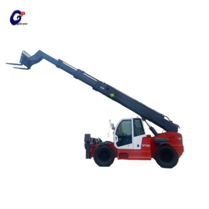 5000kg Capacity 5ton 4X4 Wheels Telescopic Telehandler Forklift Rough ...