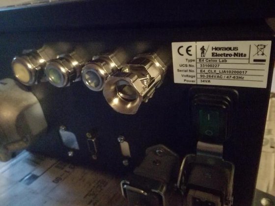 氧气和温度测量 Heraeus Celox-Lab E Wireless