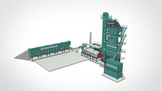 间歇式固定式沥青搅拌站