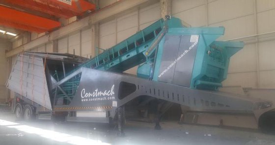 60立方/小时移动混凝土搅拌站